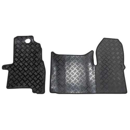 Foot mat set rubber mt - foot, vl+vr+mt