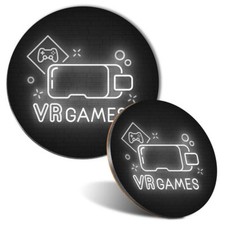 Mouse Mat & Coaster Set - BW -
